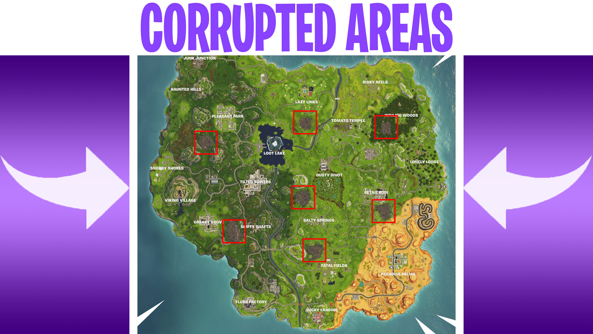corrupted area locations