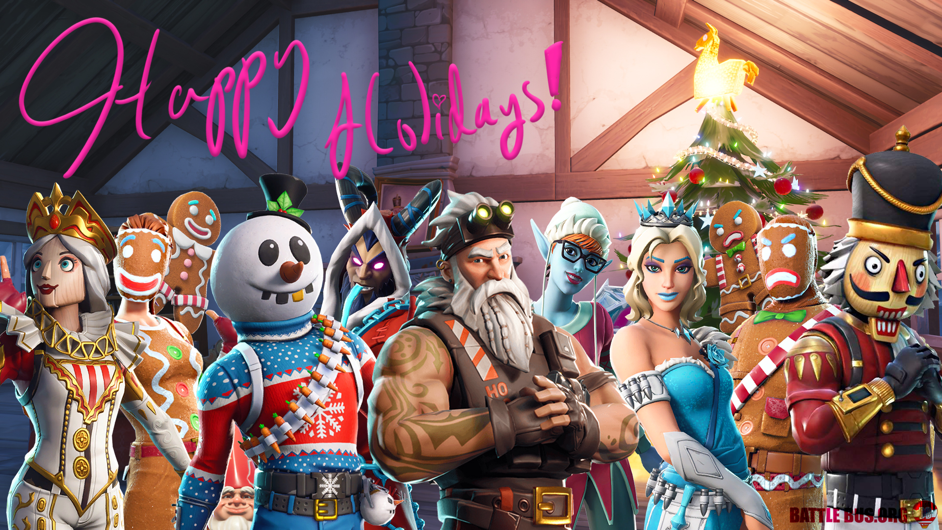 Every Fortnite Christmas Skin Did You Get Them All