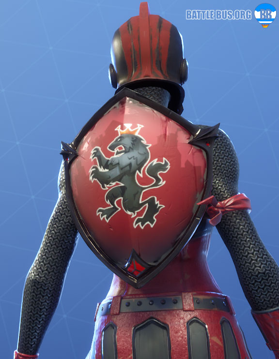 Red Shield Back Bling Red Knight Fortnite