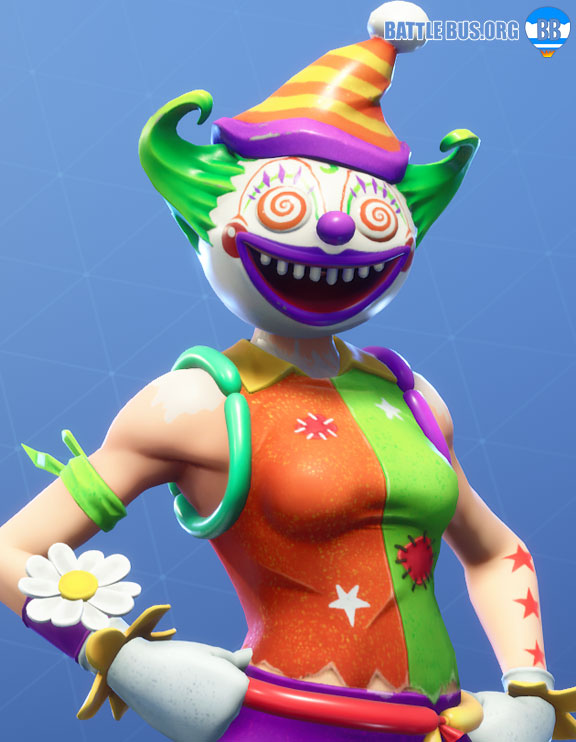 Peekaboo Outfit Fortnite Clown Party Parade Set